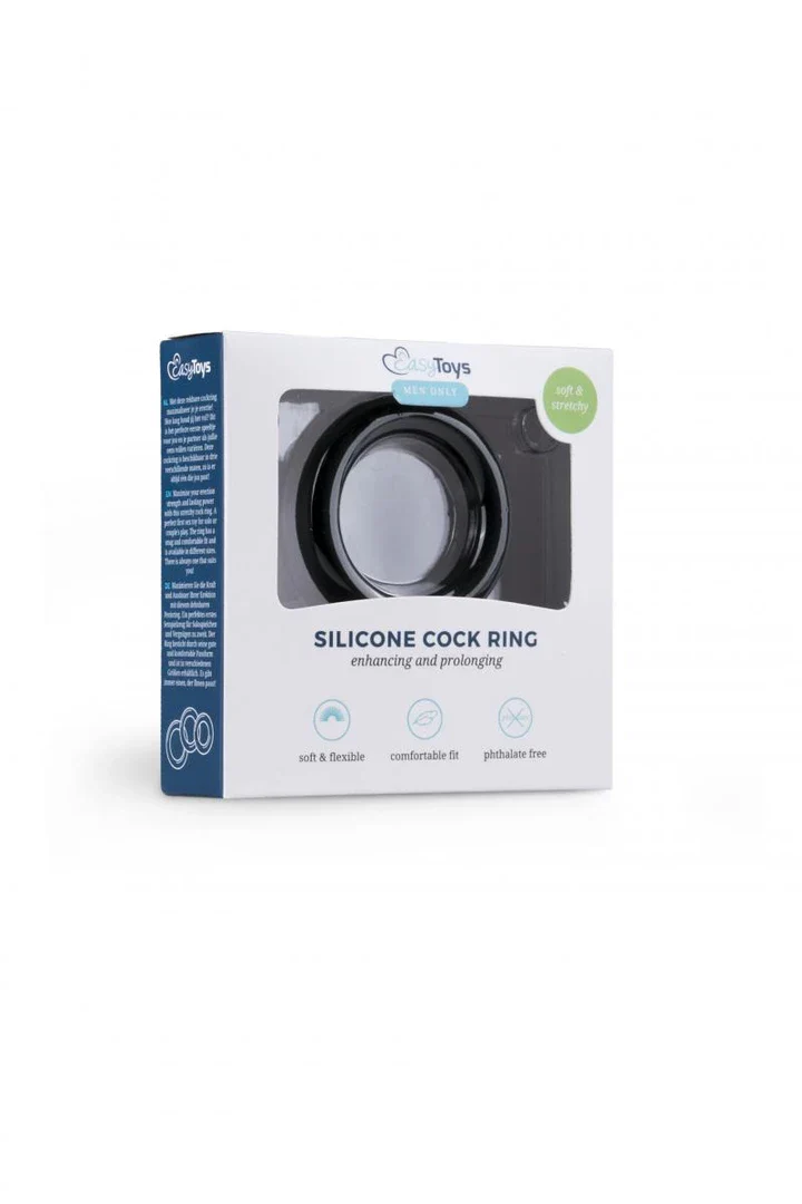 Anillo para Pene Silicona Negro Talla S Easy Toys - Salvaje Sex Store - Image 2