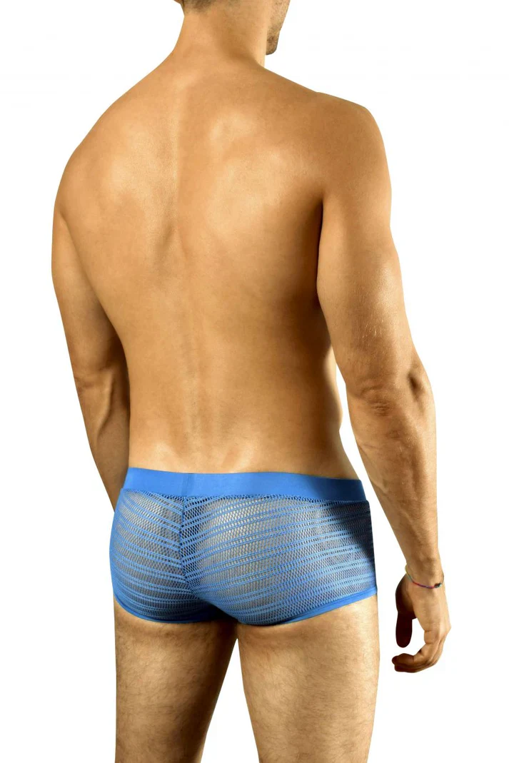 Bóxer corto azul malla Talla S - Salvaje Sex Store - Image 2