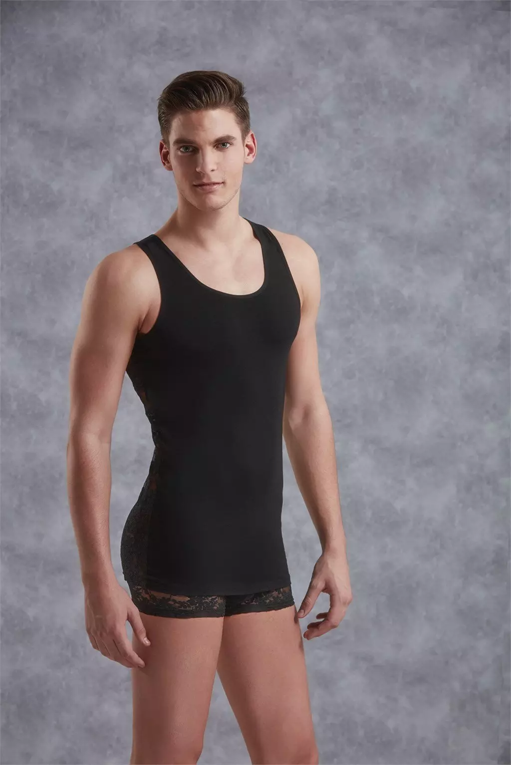 Camiseta con Encaje para Hombre- Salvaje Sex Store