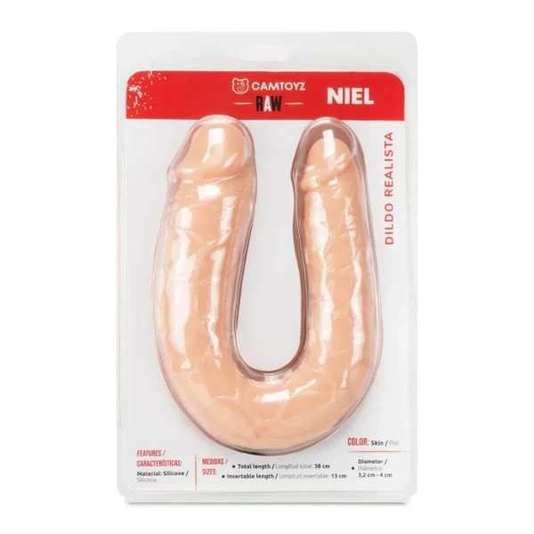 Dildo Doble Niel de 38 cm Camtoyz - Salvaje Sex Store