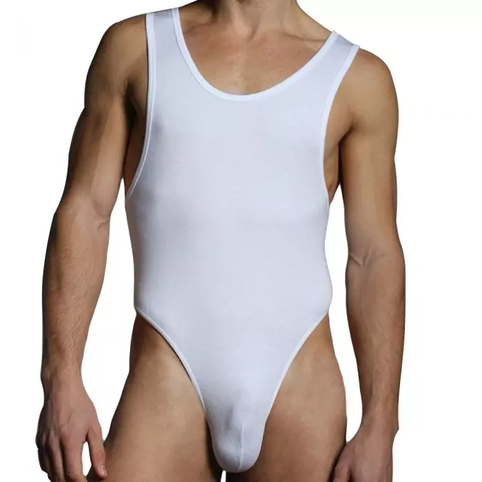 Enterizo para hombre Talla L blanco- Salvaje Sex Store