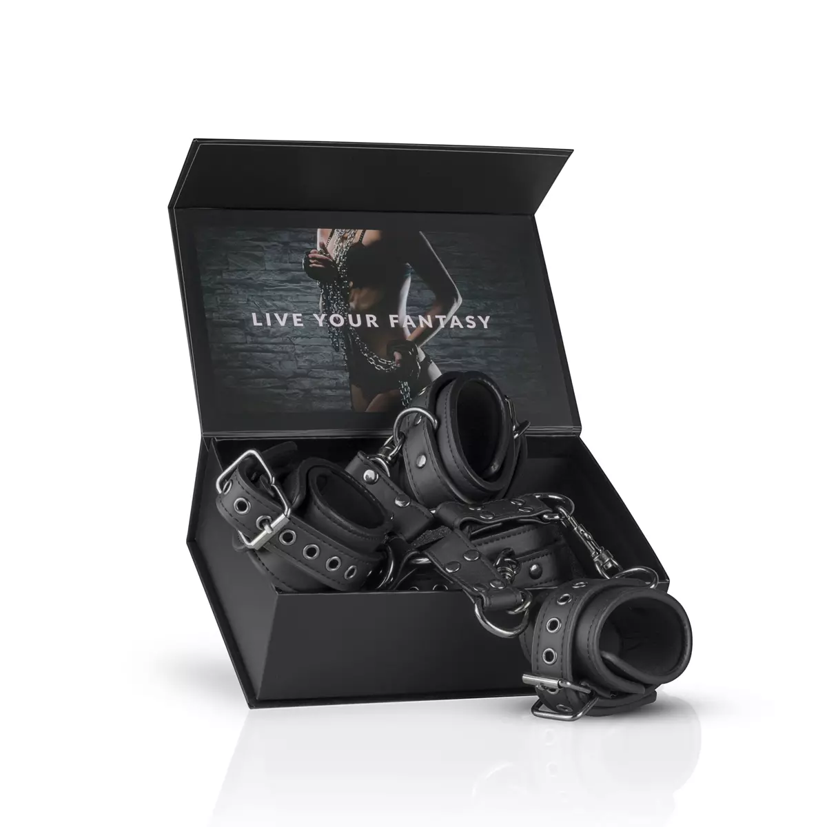 Esposas Cuffs & Hogtie Set Easy Toys Negra-Salvaje store - Image 6