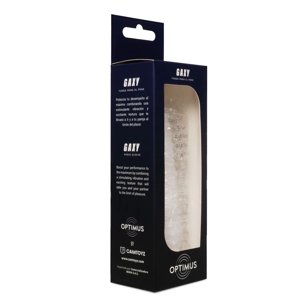 Funda para Pene Gaxy: Lujo Texturizado y Dominio Elegante del Placer en Pareja. - Image 6