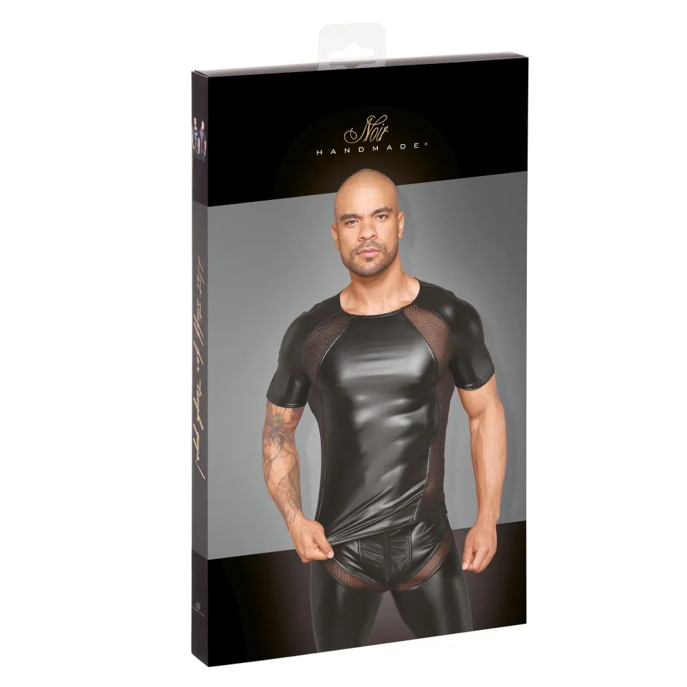 HANDMADE Camisa con Transparencia para hombre Talla L- Salvaje Sex Store