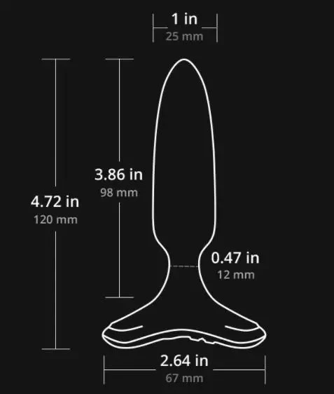 Lovense Hush 2 The Discreet Power Plug: Accesorio de Placer Anal Sofisticado, Control High-End por Tokens y Dominación Global. - Image 4