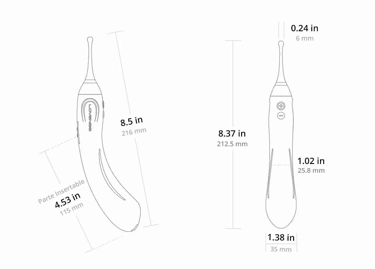 Lovense Hyphy: El Vibrador Dual Intensity con Alta Frecuencia y Estilo Luxury Tech. - Image 4