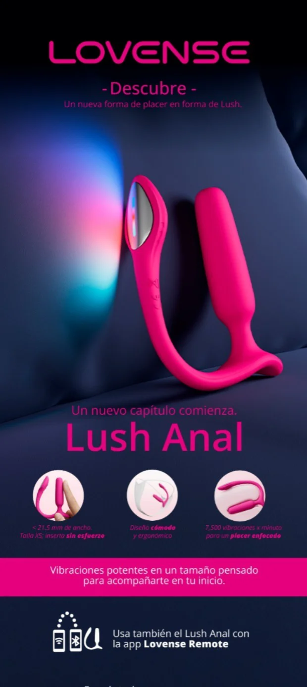Lush Anal Vibrador Lovense Elixir de Placer Tecnológico - Image 2