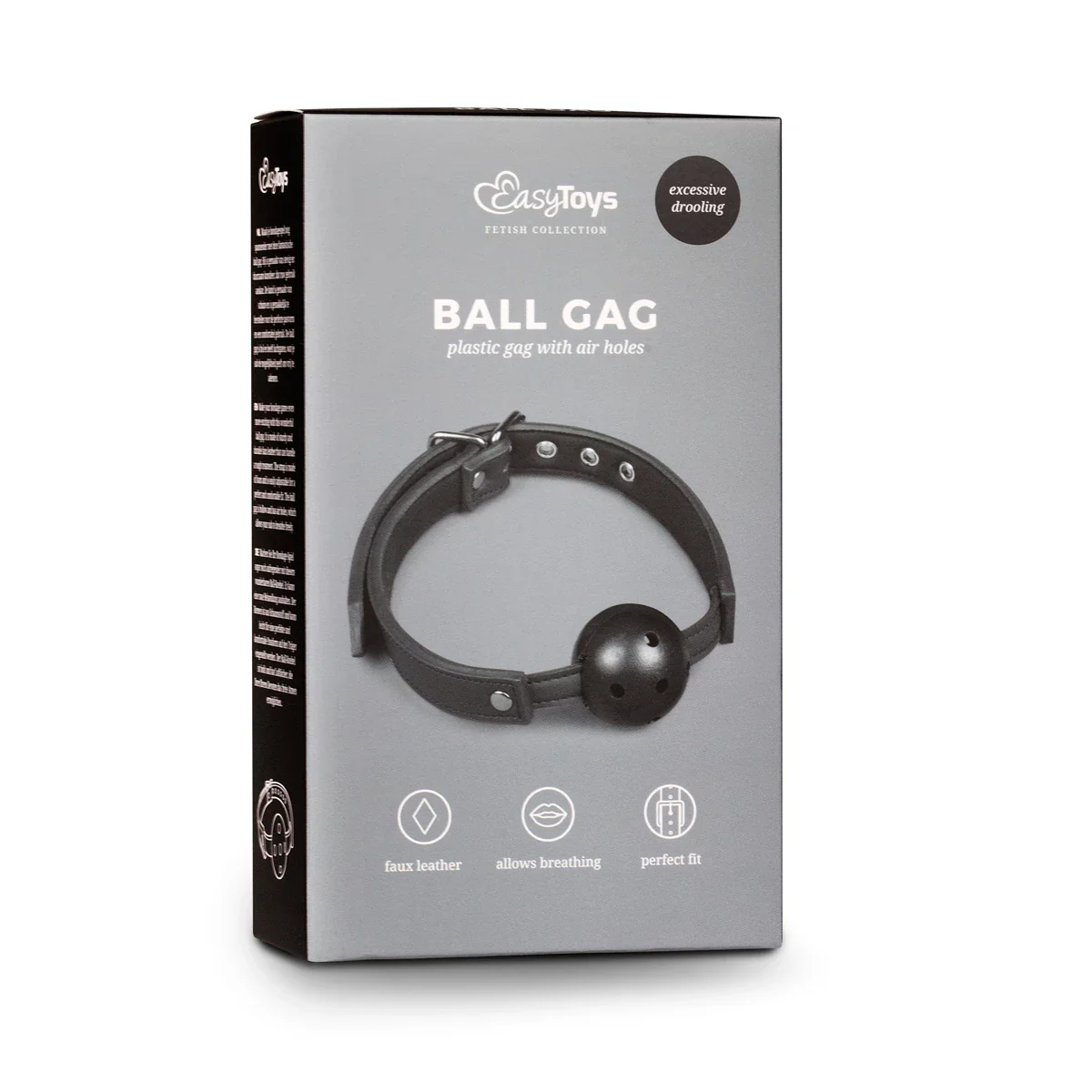 Mordaza Traspirable Negra Easy Toys- Salvaje Sex Store