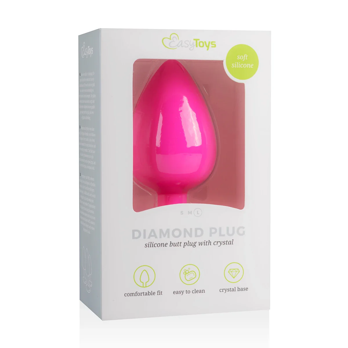 Plug Anal Silicona Rosado Talla L- Salvaje Sex Store - Image 3
