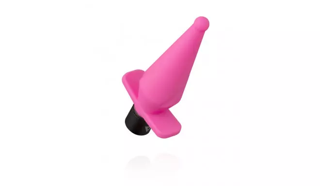 Plug Vibrador Silicona Rosado Recargable- Salvaje Sex Store - Image 2