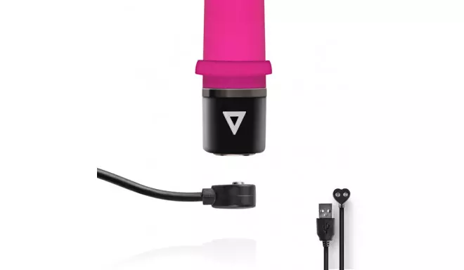 Plug Vibrador Silicona Rosado Recargable- Salvaje Sex Store - Image 3