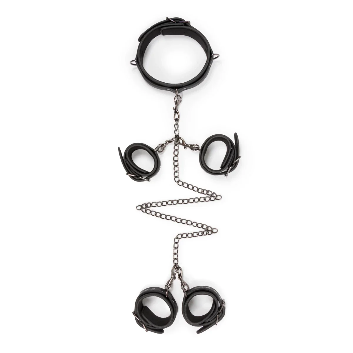 Set Esposas Muñecas-Tobillos y Collar Bdsm- Salvaje Sex Store - Image 3