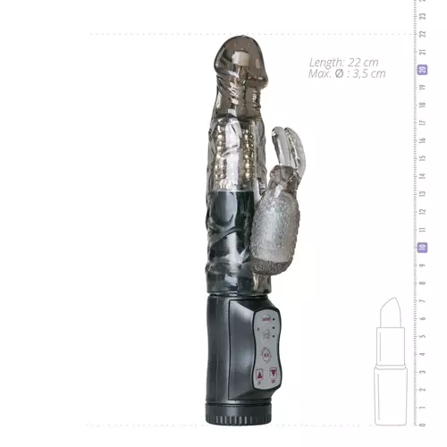 Vibrador de Doble Estimulación Negro - Image 4