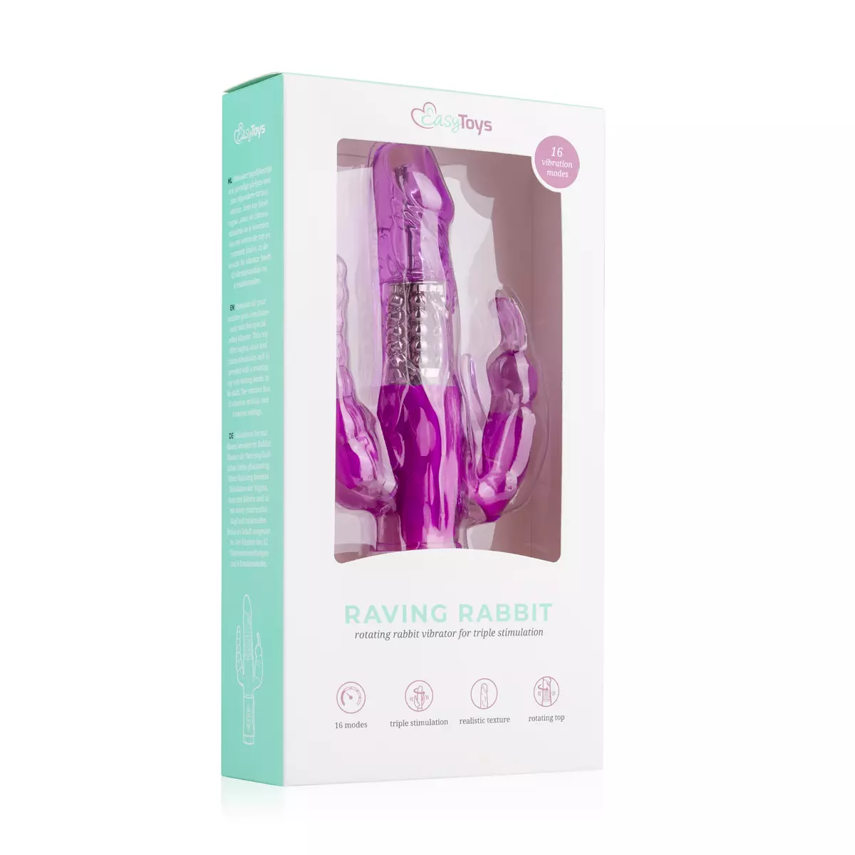 Vibrador Luxury Rotatorio: Triple Acción Sincronizada y 12 Diseños de Placer | Bolitas Giratorias - Image 5