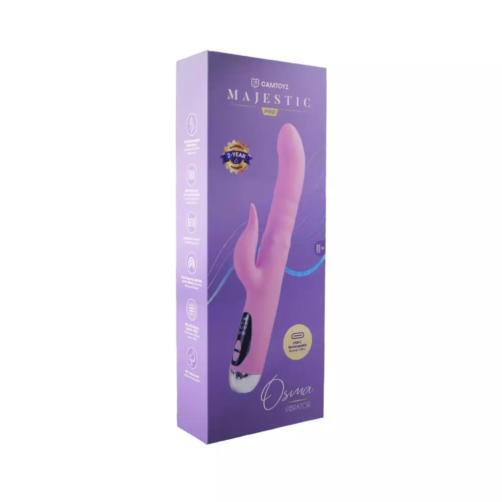 Vibrador Osma Majestic Pro de Silicona Médica